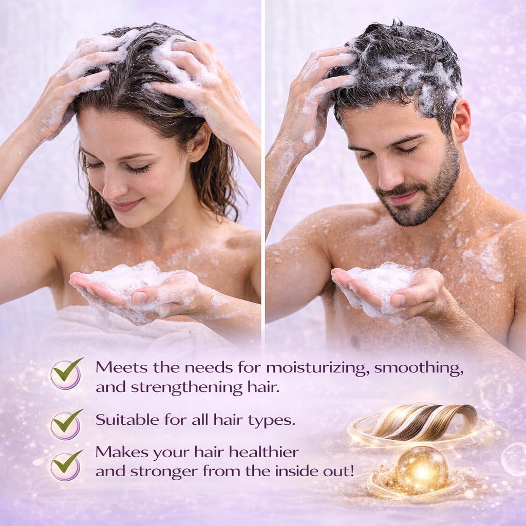 ekxzvg Onion Shampoo for Hair Growth, with Rosemary Oil & Red Onion & Cinnamon Extract, Effectively Reduce Hair Loss Promotes Thicker Fuller Hair 200ml (200ML/6.76OZ-2PCS)