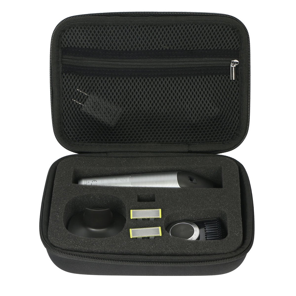co2CREA Hard Travel Case replacement for Oneblade QP6520/70 Pro Hybrid Electric Trimmer Shaver (Case for QP6520/70)