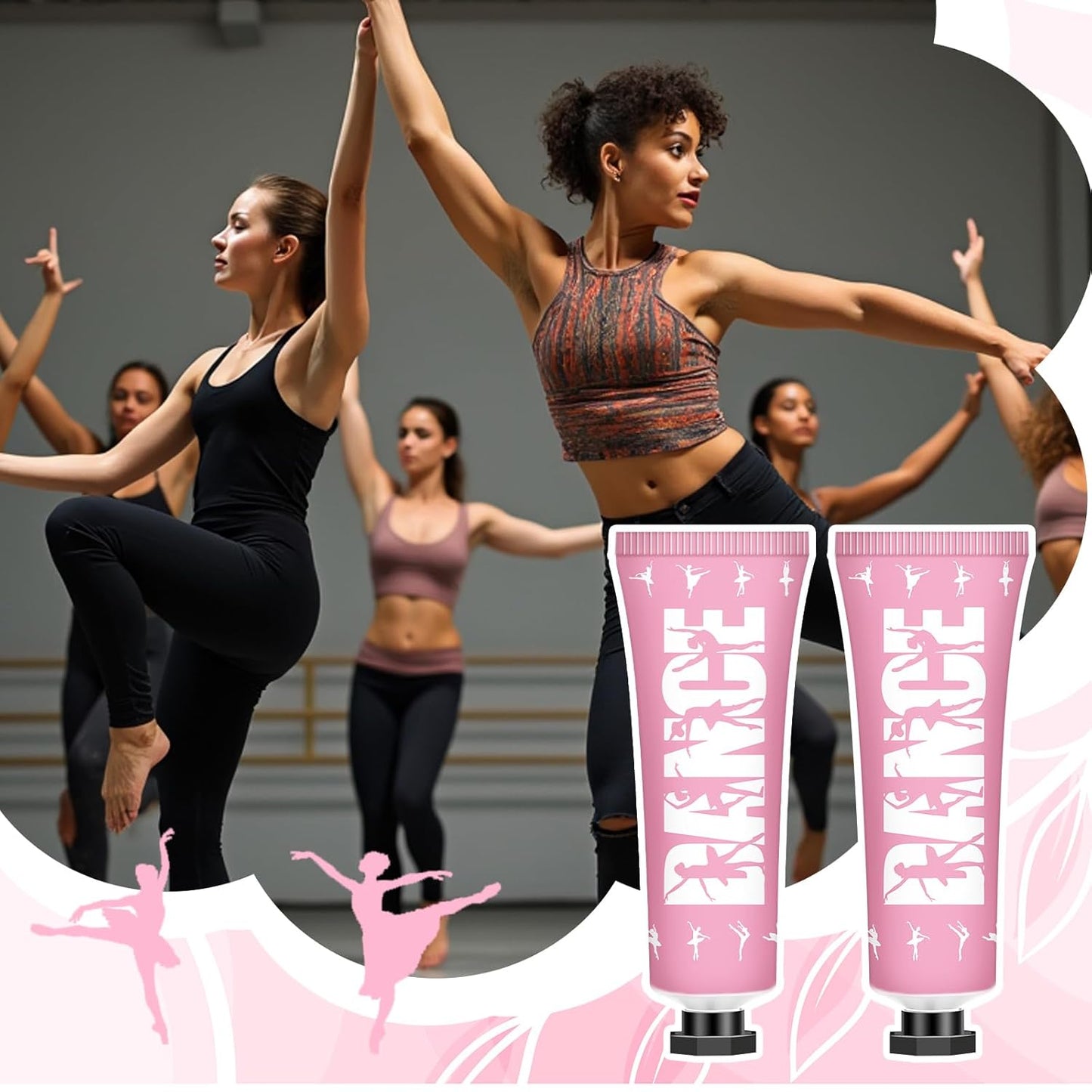Dance-Themed Hand Cream Set - 24 Pack Moisturizing Lotion for Dancers | Perfect Gifts for Competitions & Recitals