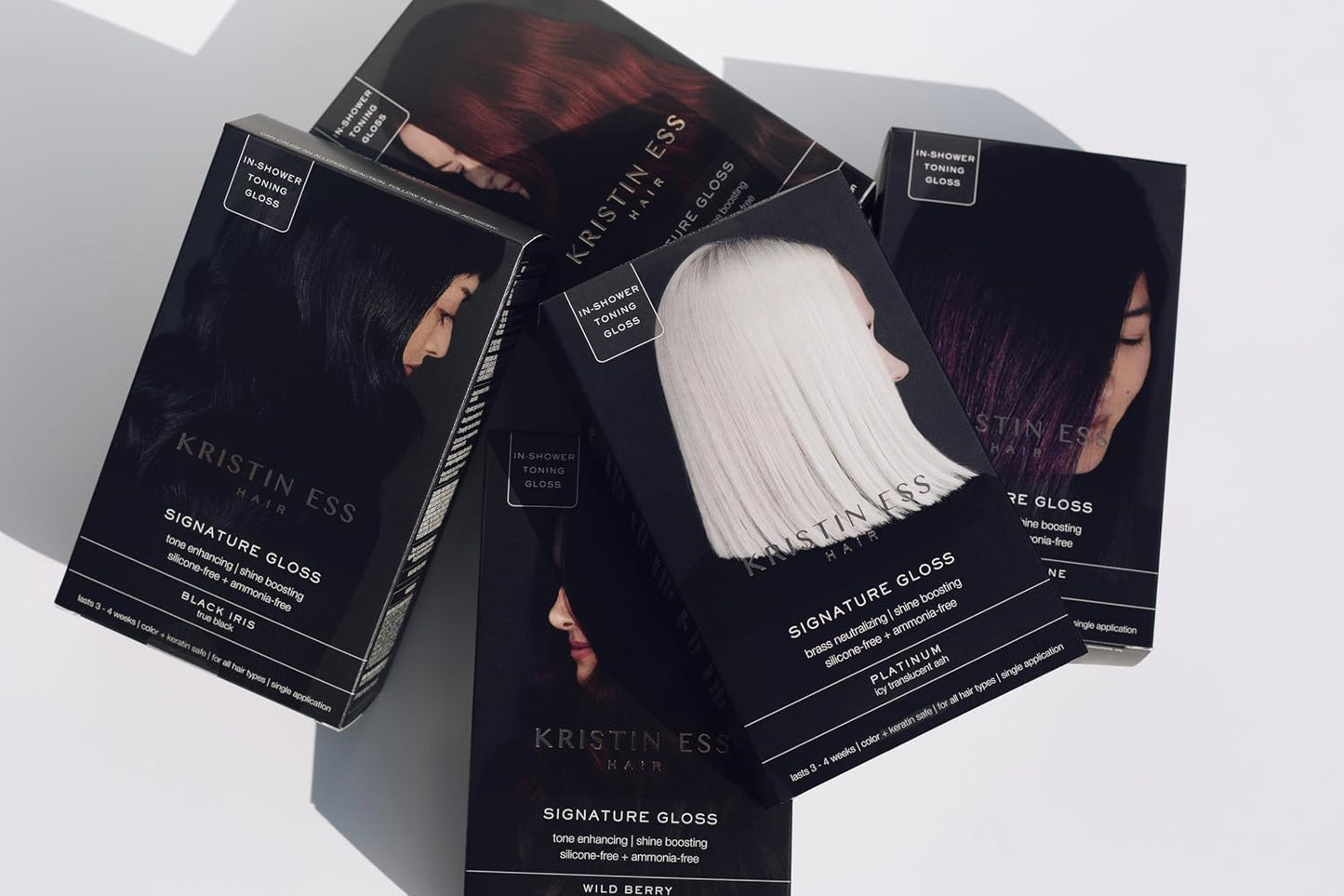 Kristin Ess Hair Gloss - Winter Wheat Light Neutral Blonde | 4-Week Semi-Permanent Color & Conditioner for Vibrant Shine