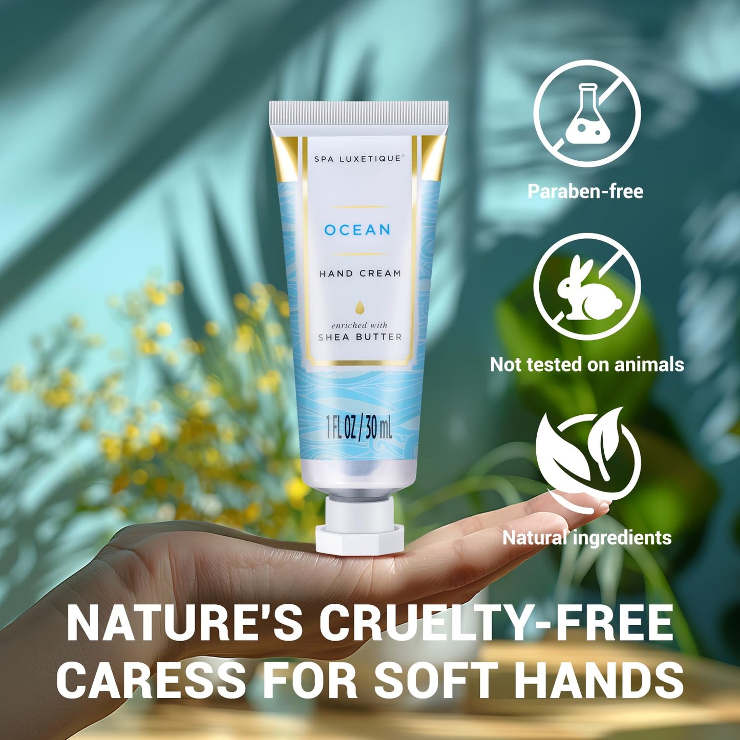 Hand Cream Gift Set for Women - Mini Moisturizing Lotion for Dry Hands | Travel Size 6 x 1 OZ