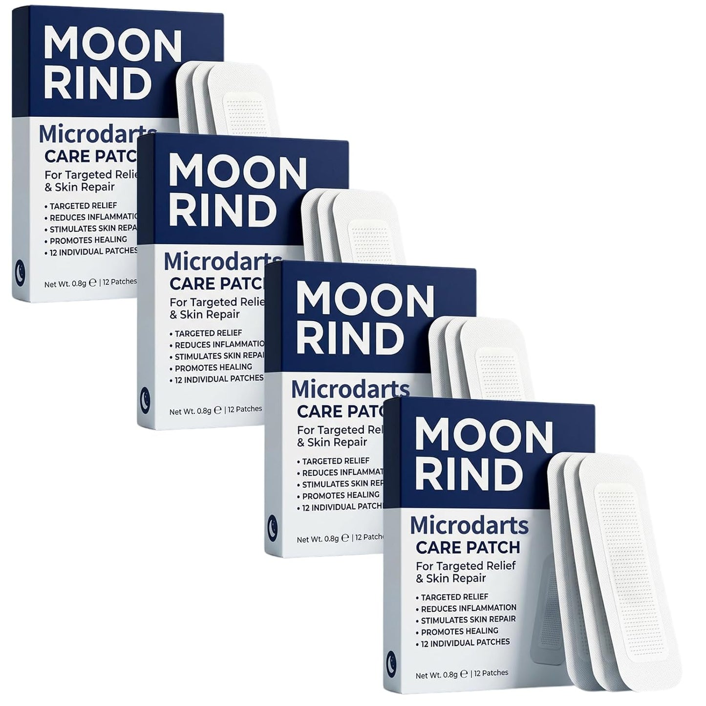 Moon Rind VeinTarget Microdarts Patch - Relieve Leg Discomfort & Boost Hydration | 3 Boxes