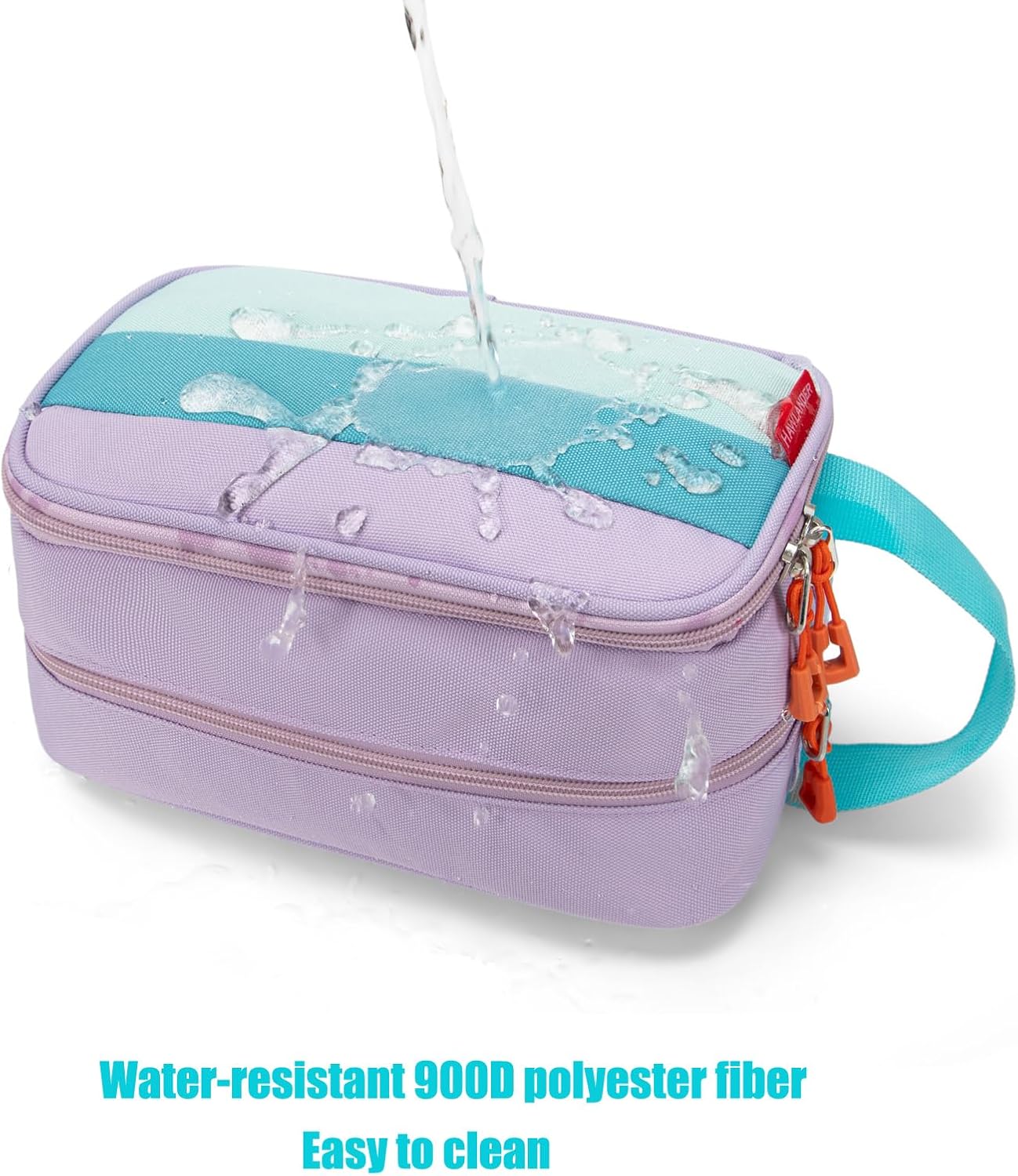 Kids Toiletry Bag - Travel-Friendly Design for Boys & Girls | Light Green Color
