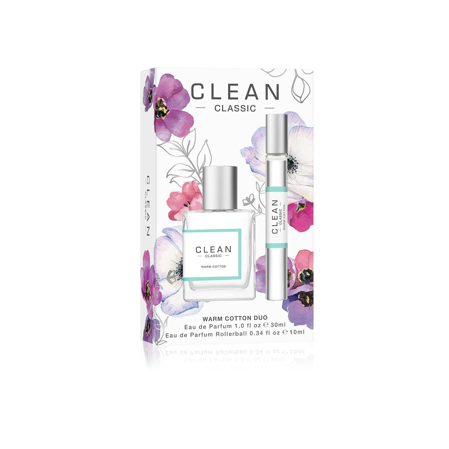Fresh Laundry Perfume Duo - Full & Travel Size | Juicy Berry Notes & Warm Cotton Scent, Perfect Gift Set