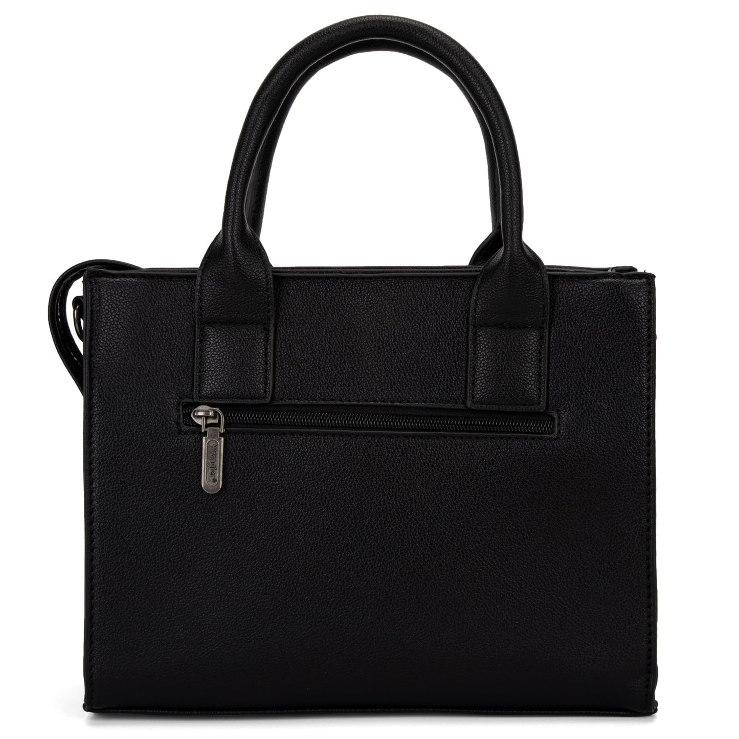 Wrangler Purses for Women Tote Bag Satchel Shoulder Top Handle Handbags Leather Medium Designer Cute Bags for Gift Travel Work Ladies WG70-8120DBK