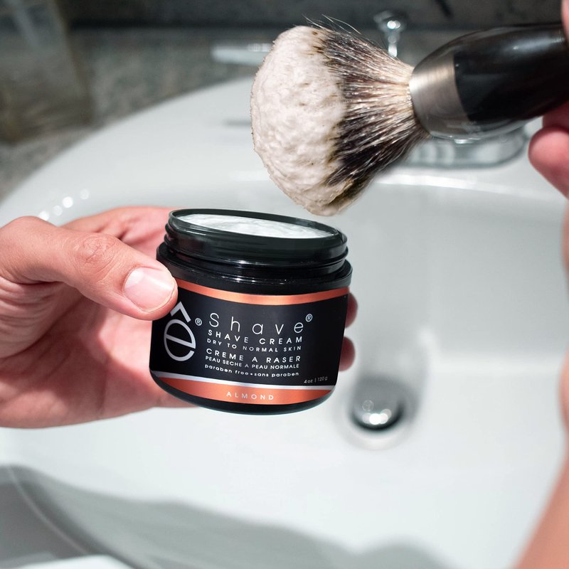 eShave Shaving Cream for Men, Lavender, prevents shaving irritation and razor burn, generates a rich lather for a soft, silky, Smoothest Shave