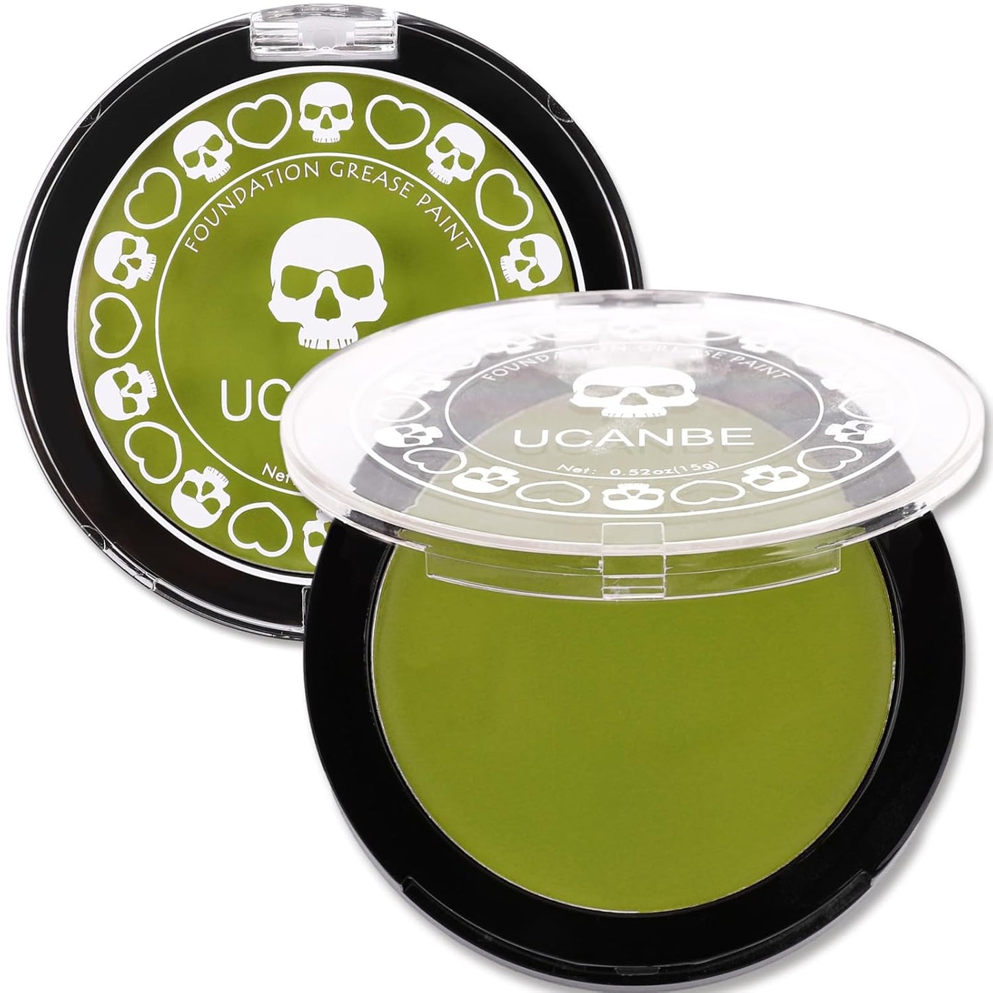 Ogre Green Face & Body Paint - Versatile Greasepaint for Halloween & St. Patrick's Day | Perfect for Monsters, Goblins & SFX Makeup