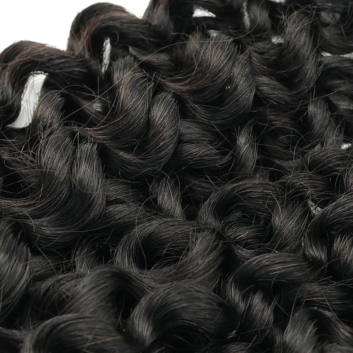 #1B Natural Color Human Hair Braiding Hair For Boho Braids 30 30 30 Inch Black Deep Wave Bulk Human Hair Unprocessed Brazilian Virgin Hair 3 Bundle 50 Gram Per Bundle No Weft Extensions