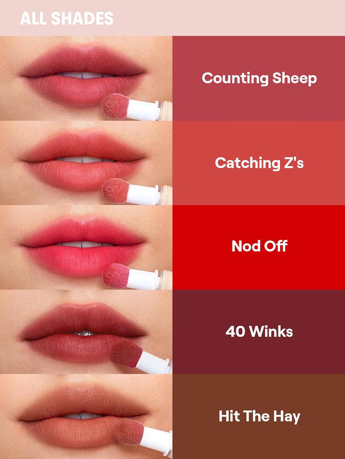 Pout Pillow Cushion Lip Gloss | Moisturizing Liquid Lipstick with High Shine Finish - 40 Winks