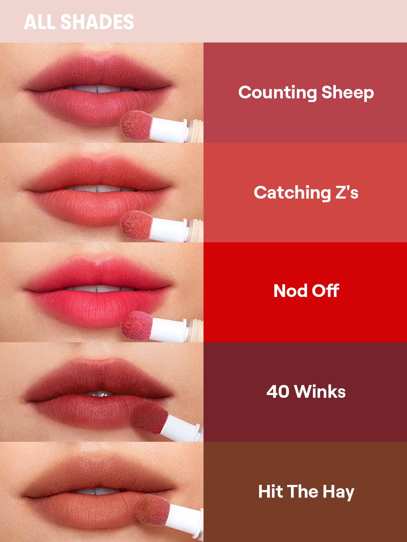 SHEGLAM Pout Pillow Cushion Lip Gloss Moisturizing Liquid Lipstick High Shine Finish Sponge Tip Applicator Non-Sticky Lip Glaze Party -40 Winks