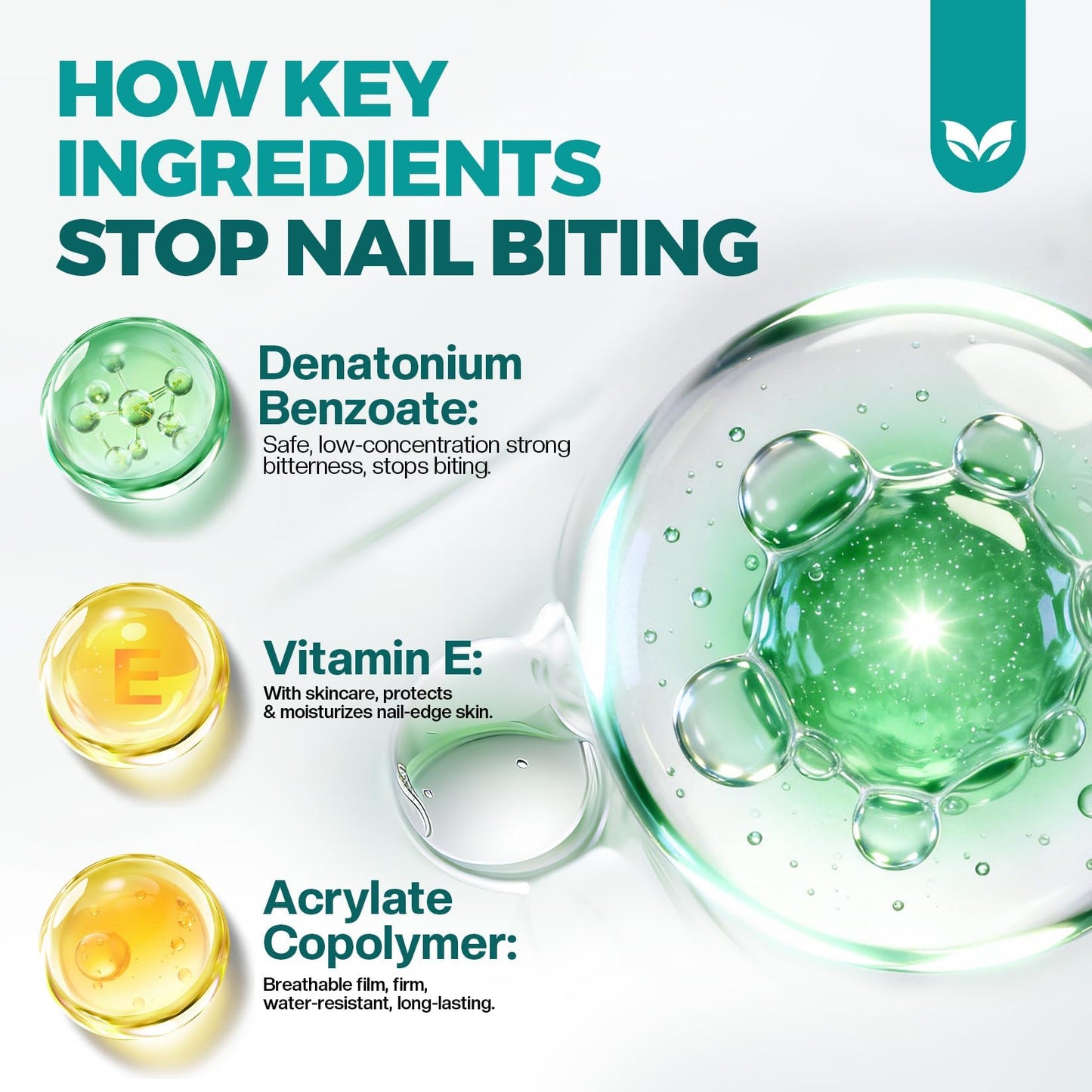Morovan Nail Biting Prevention For Kids: Thumb Sucking Deterrent No Bite Nail Polish for Biters Anti Finger Sucking Lasting & Safe with Repair & Growth Nails 15ML Treatment Adults & Kids