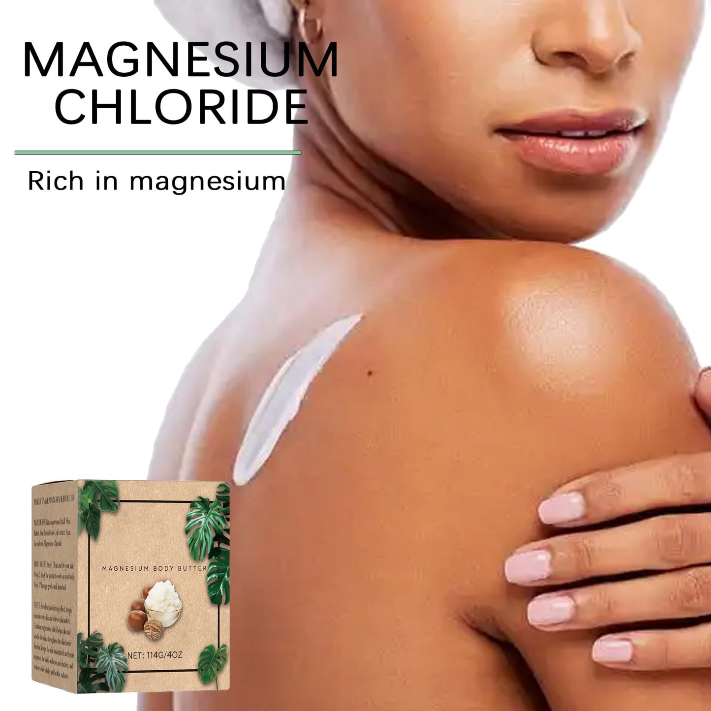 Neuropathy Cream, Magnesium Body Butter, Magnesium Cream Deeply Skin Moisturize Keep Skin Soft & Smooth for All Skin Types (1pcs)