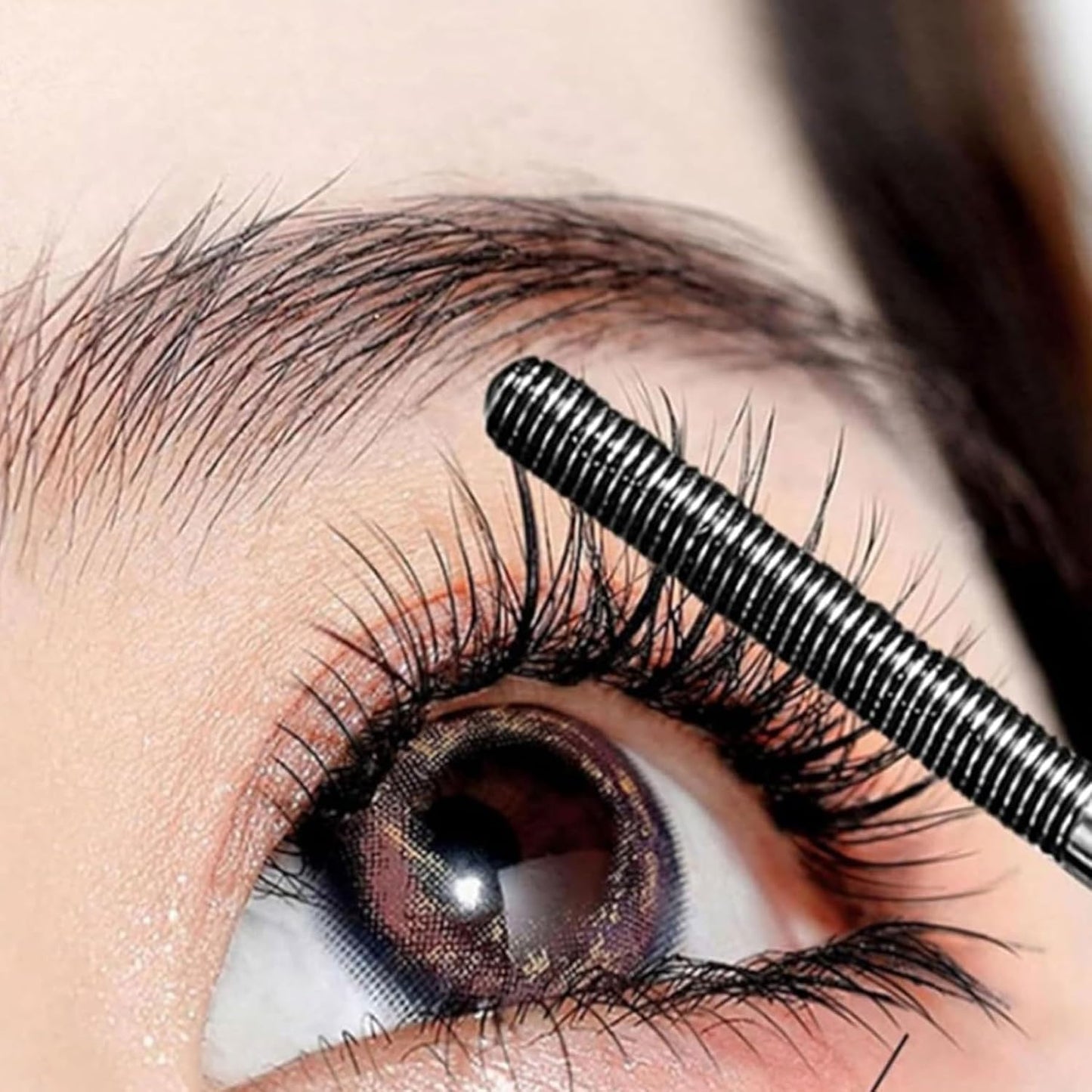 Waterproof Fiber Mascara - Long-Lasting Tubular Eyelash Primer | Natural, Non-Smudge Formula