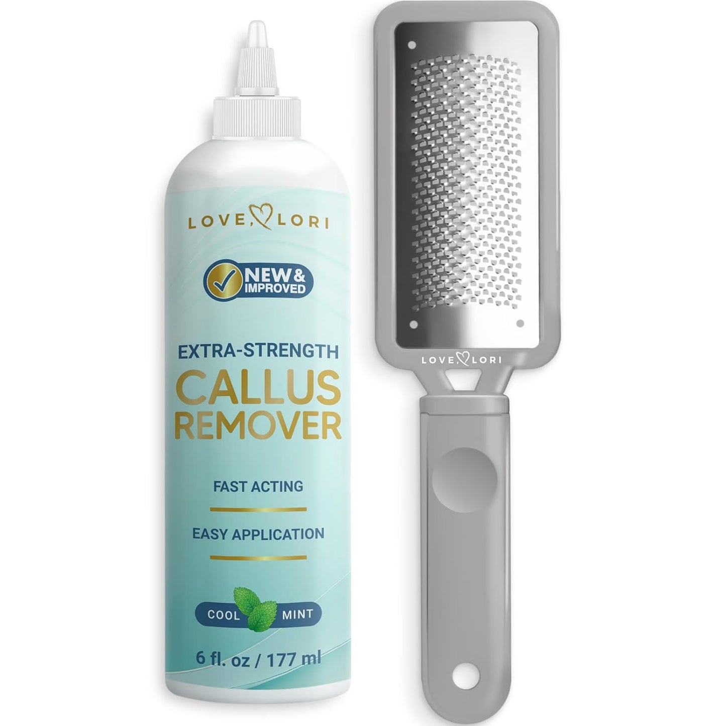 Callus Remover Gel for Feet - Extra Strength Foot Care Scrubber | 6oz Pedicure Tool