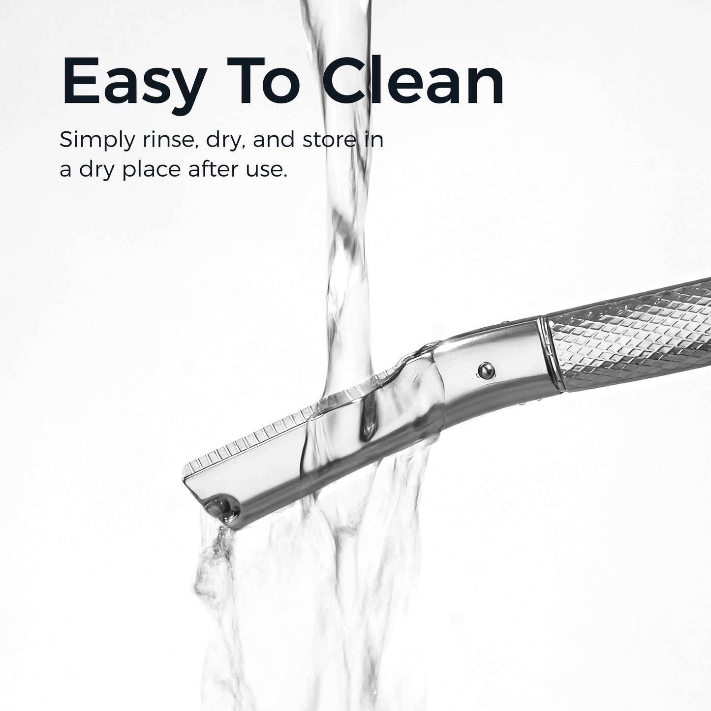 ZOMCHI Eyebrow Razor, Face Razors for Women & Men, Eyebrow Trimmer Shaper with Precision Cover, Facial Shaver with 6 Blades, Silver, Stainless Steel
