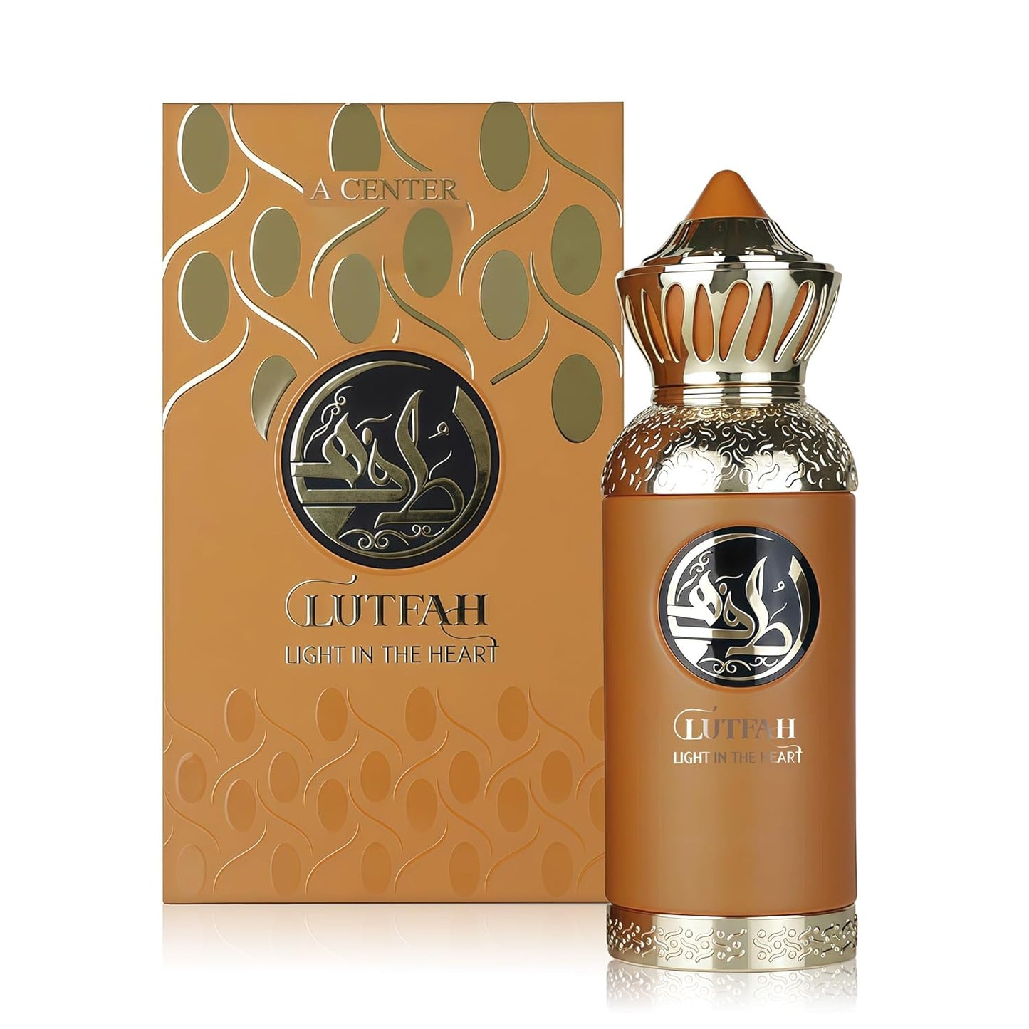 A CENTER AL NOOR Eau de Parfum Unisex - Long-Lasting Saffron, Iris & Leather Fragrance | 3.4 Fl Oz Sophisticated Oriental Woody Cologne