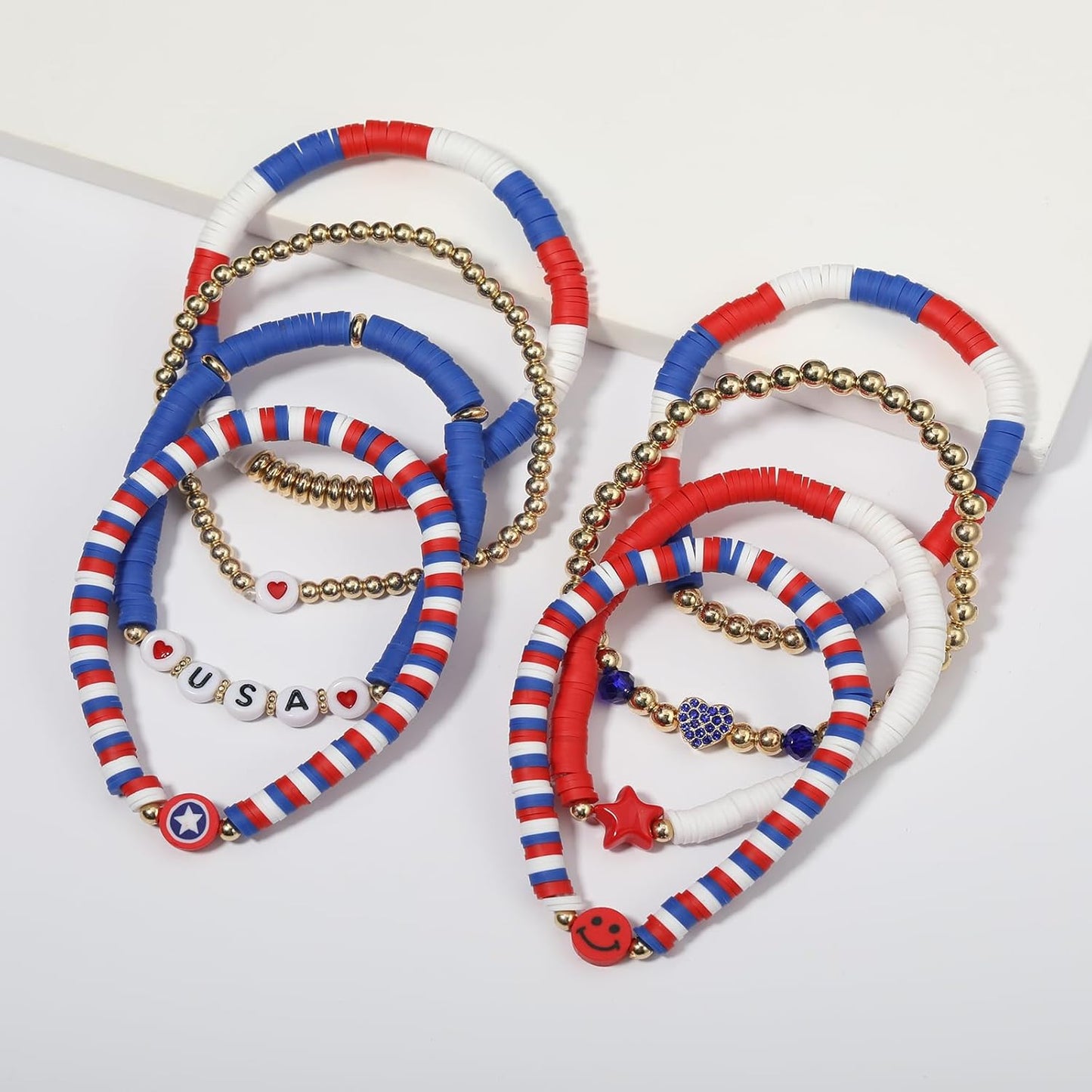 Friendship Bracelets Set - Colorful Beaded Stretchable Bracelets for Teens | Stackable Gift Ideas for Holidays