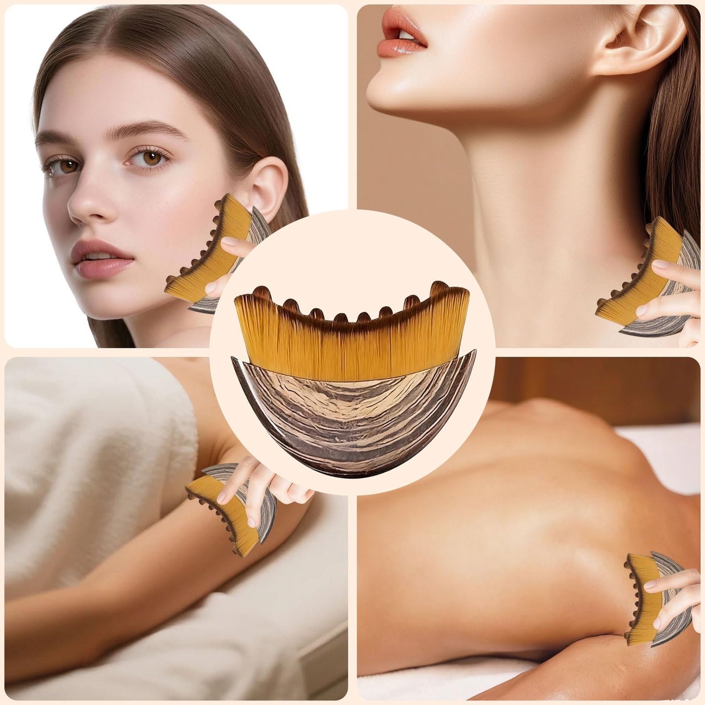 2026 New Lymphatic Contour Face Brush,Drainage Massager Facial Brush - Gentle Beauty Tool - Chin & Jawline Sculpting - for All Skin