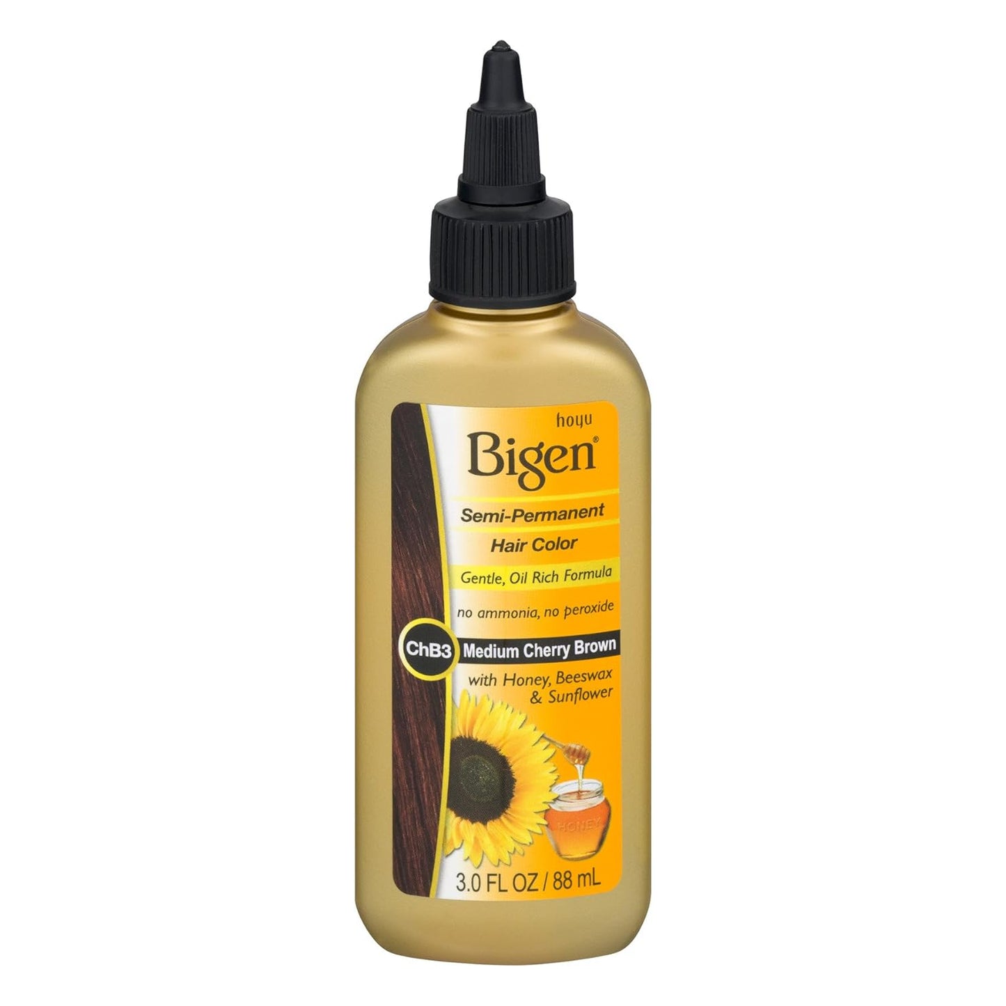 Bigen Semi-Permanent Hair Color - Rich Amber Shade, 3 oz | Long-Lasting Color & Shine