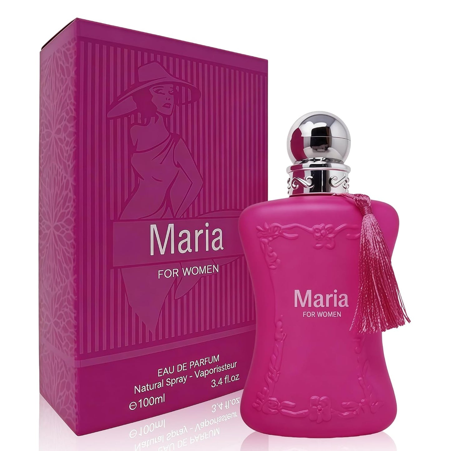 Nice Girl Women's Perfume - Chypre Floral Eau De Parfum with Rose, Jasmine & Vanilla | 2.7 Fl Oz Elegant Bottle