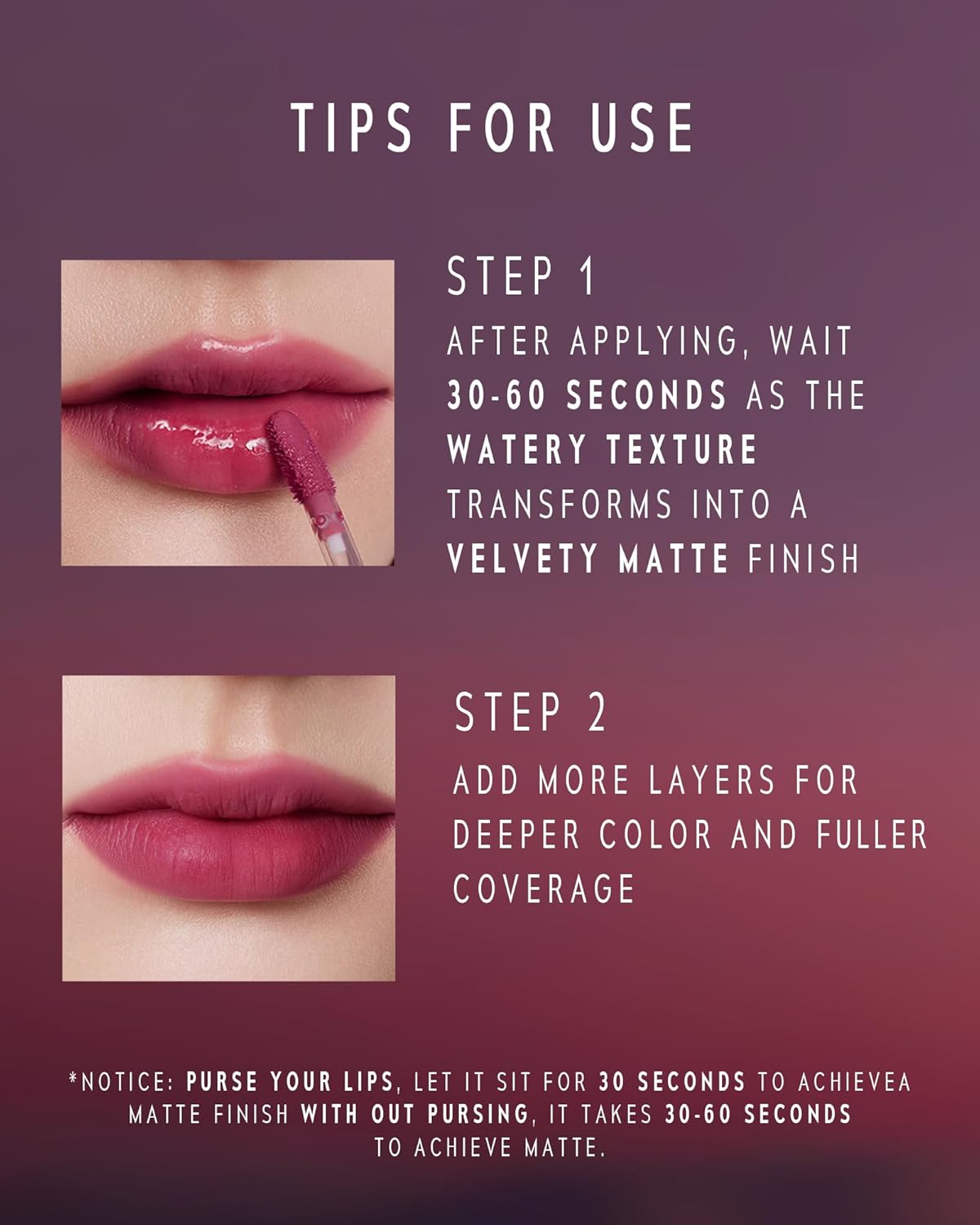 Altera Blurring Tint Lip Stain - Nude Pink Glossy to Matte Finish | Weightless, Hydrating, Long-Lasting Lip Makeup