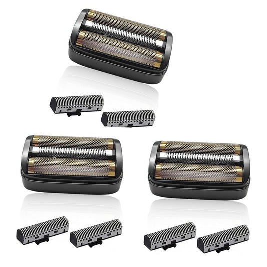 Replacement Head for Andis Foil Shaver Model 17300 reSURGE, Electric Shaver Replacement Blades, Men (Black/3Pack)