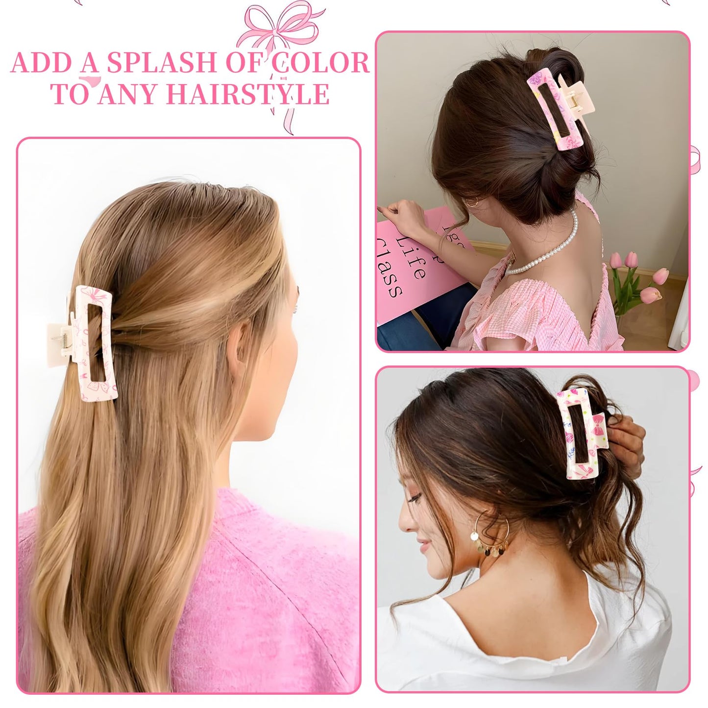 KICOSY 4PCS Claw Clips for Women