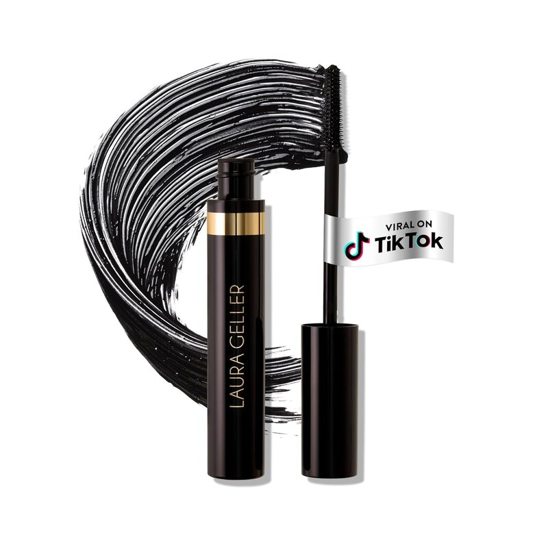 Laura Geller Kajal Longwear Mascara - Volumizing & Lengthening Black Formula | Smudge-Proof, Flake-Proof