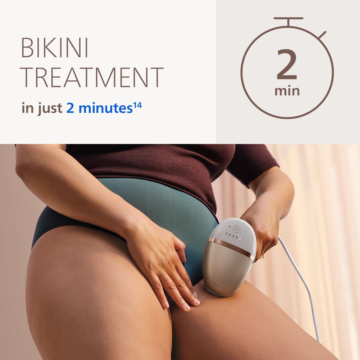 Philips Lumea 9000 Series IPL Hair Removal Device Permanent Laser Hair Reduction for Women & Men, Easy and Comfortable Use at Home, SenseIQ, 4 Attachments for Body, Face, Bikini & Underarms, BRI984/03