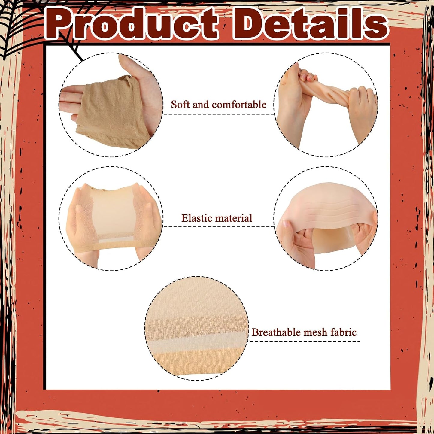 Latex Bald Cap Set - Adult Bald Cap & Nylon Wig Caps for Halloween, Cosplay & Costume Parties