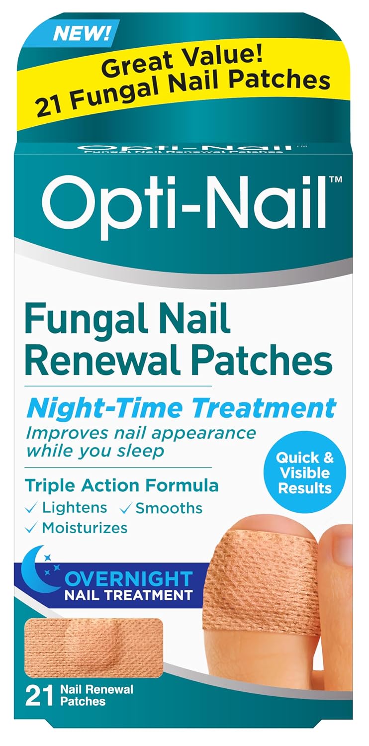 Opti-Nail Renewal Patches - Improve Nail Appearance Overnight | 21 Night-Time Patches