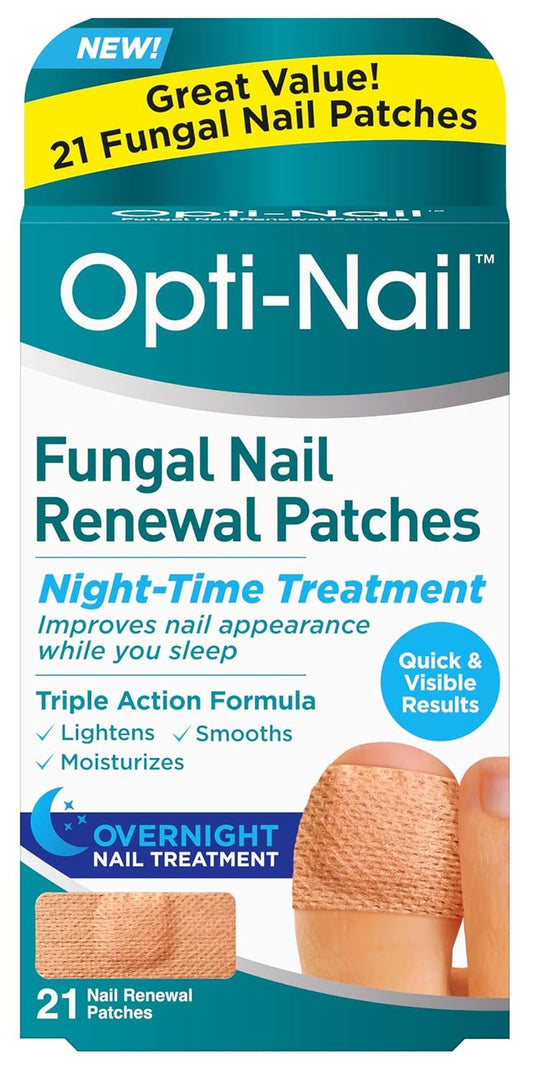 Opti-Nail Renewal Patches - Improve Nail Appearance Overnight | 21 Night-Time Patches