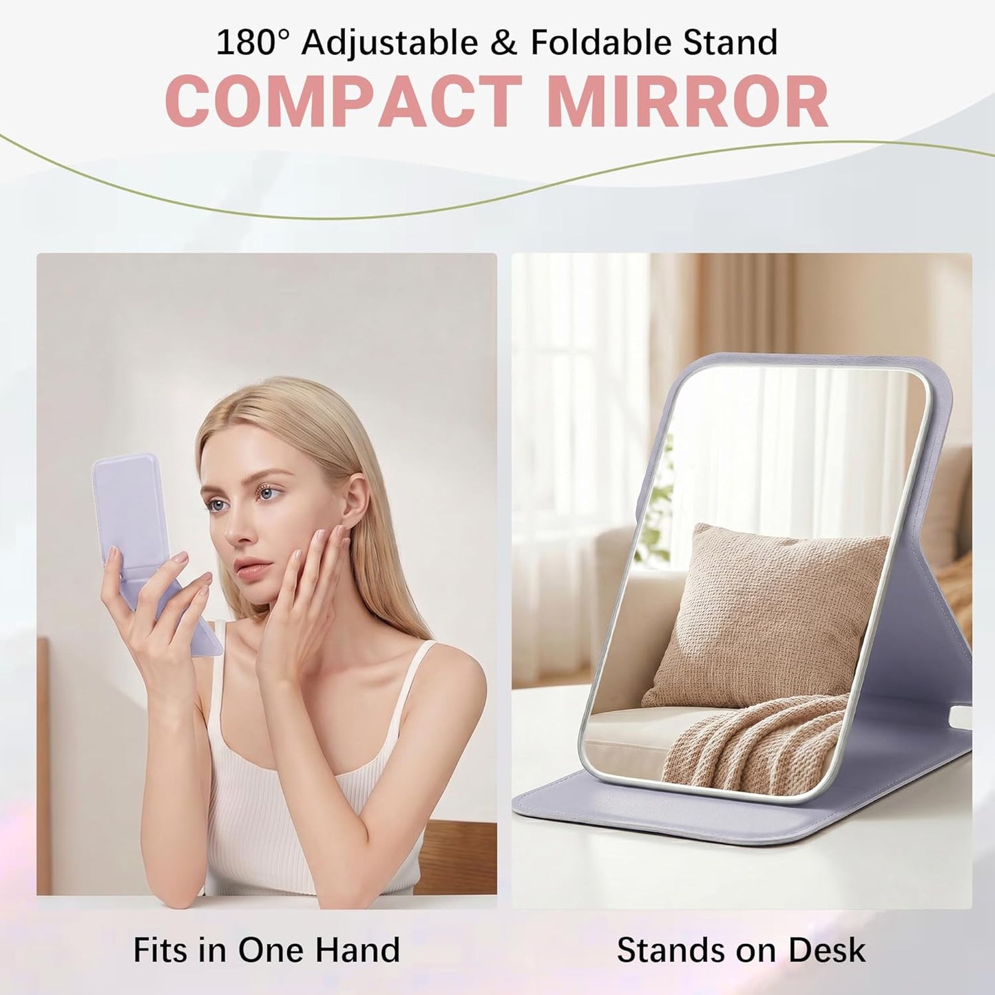 Compact Pocket Mirrors - 18 Pack Mini Folding Makeup Mirrors for Travel & Daily Use | Perfect for Women’s Parties
