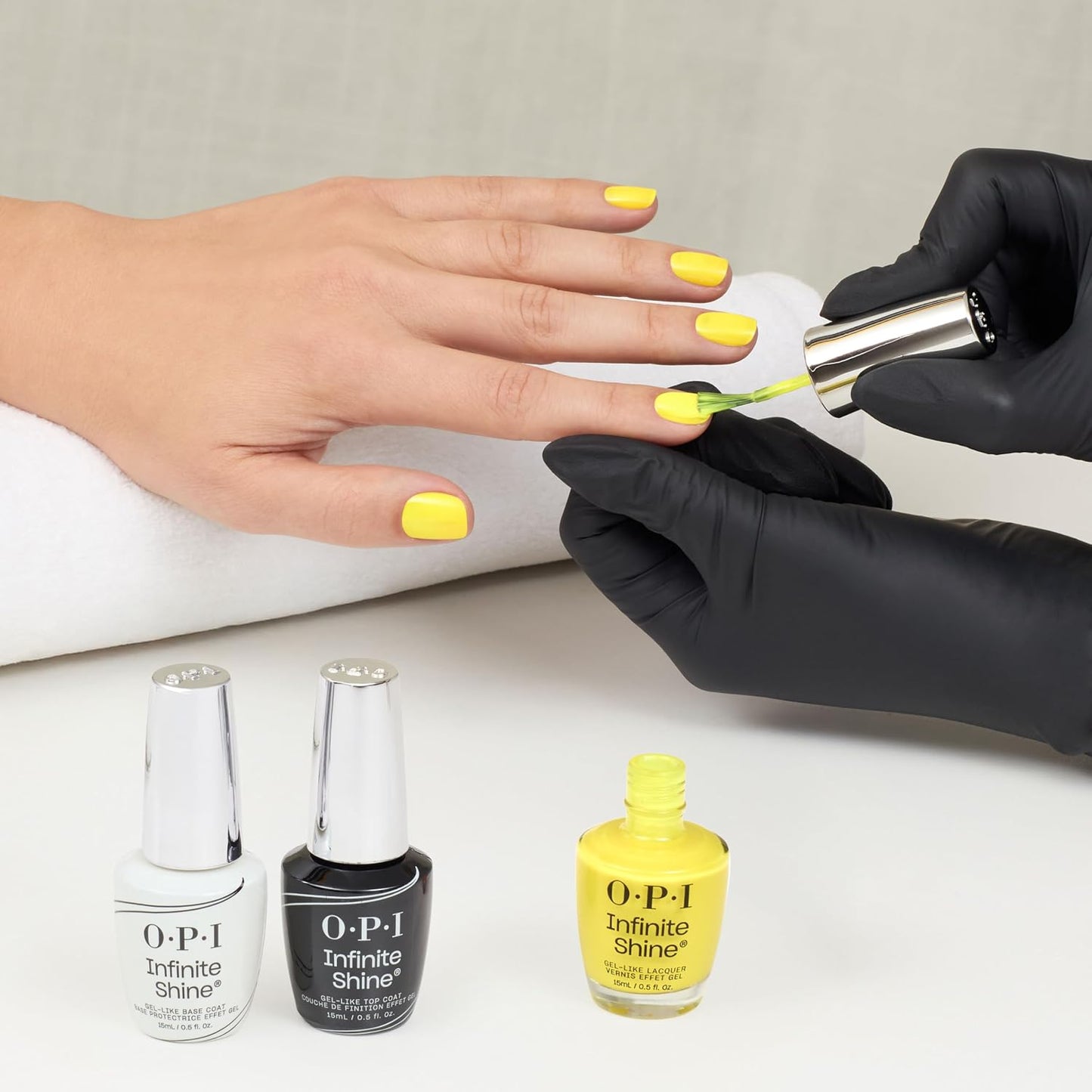 OPI Infinite Shine Nail Polish - Long Lasting Gel-Like Wear & Shine | Opaque Crème, Shimmer, Sheer Shades | Trip to the Brite Side