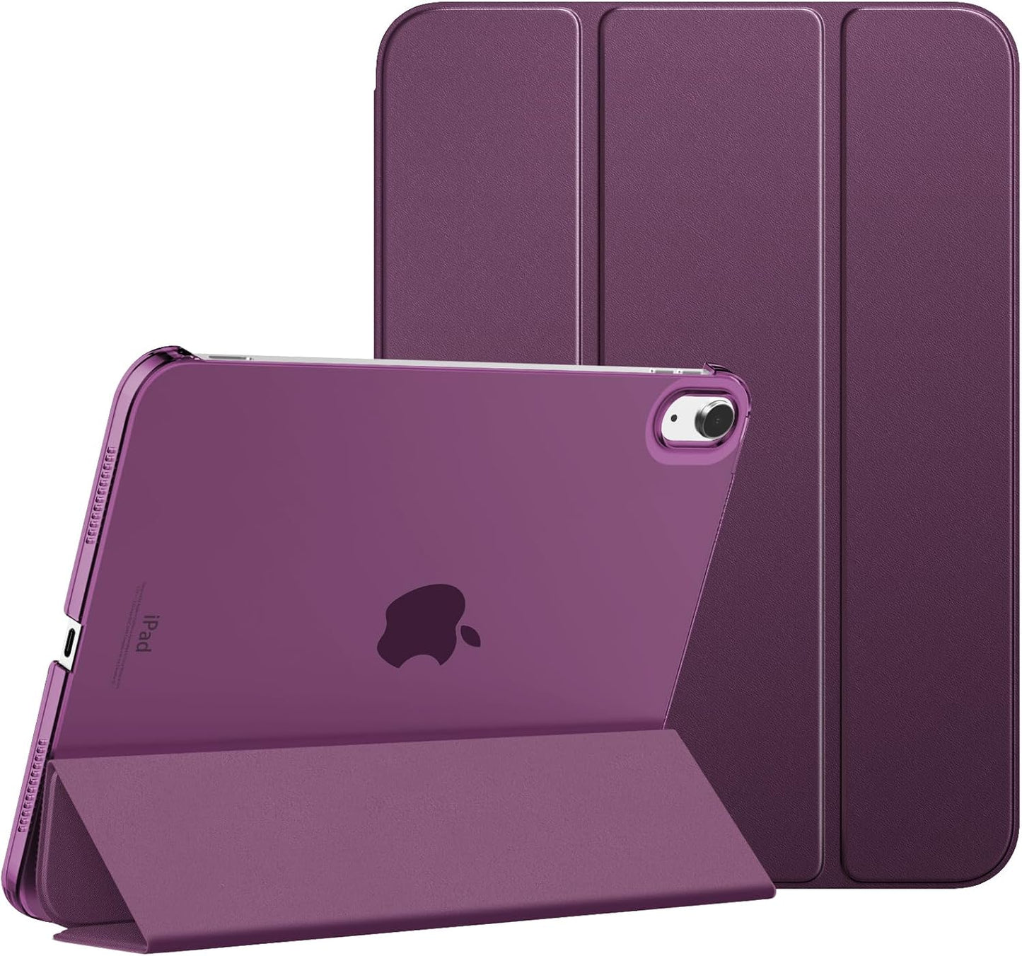 iPad 11th & 10th Generation Case - Slim Hard PC Translucent Back Cover | Navy Blue, Auto Wake/Sleep Support