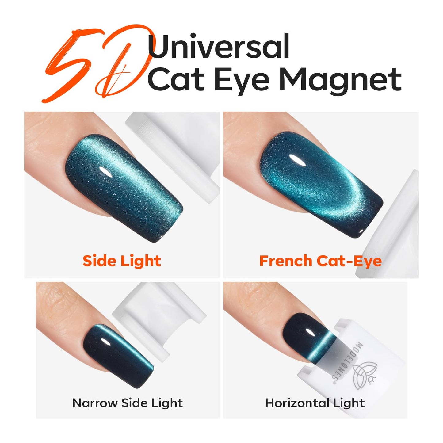 Cat Eye Magnet for Nail Polish - 5D Aura French Glass Bead | Beginner-Friendly Magnetic Tool for DIY Nail Art