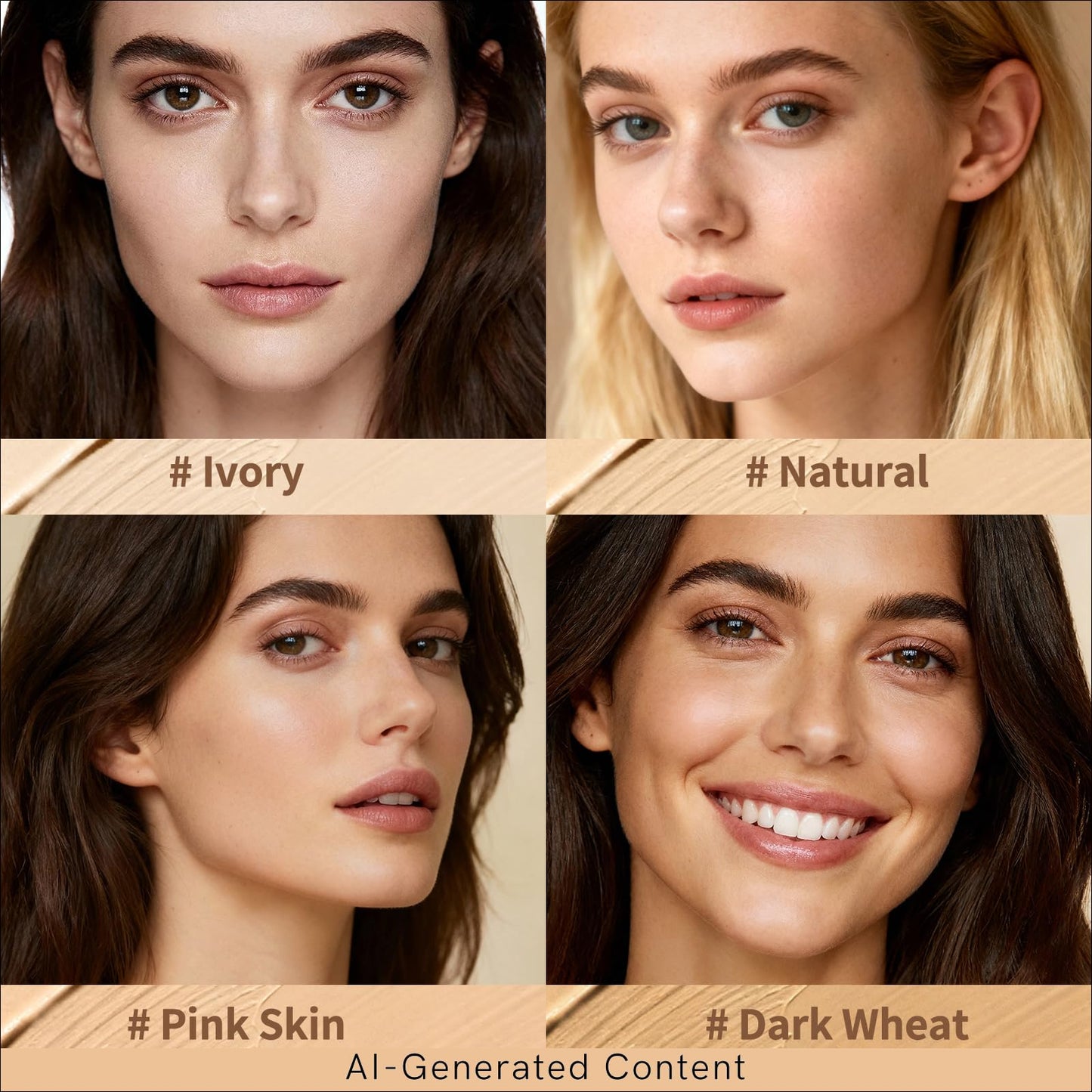 Full Coverage Foundation Stick with Contour Brush, Waterproof & Long-Lasting Foundation Makeup, Buildable Concealer Stick for All Skin Types, Lightweight Daily Natural Matte Finish for Beginners
