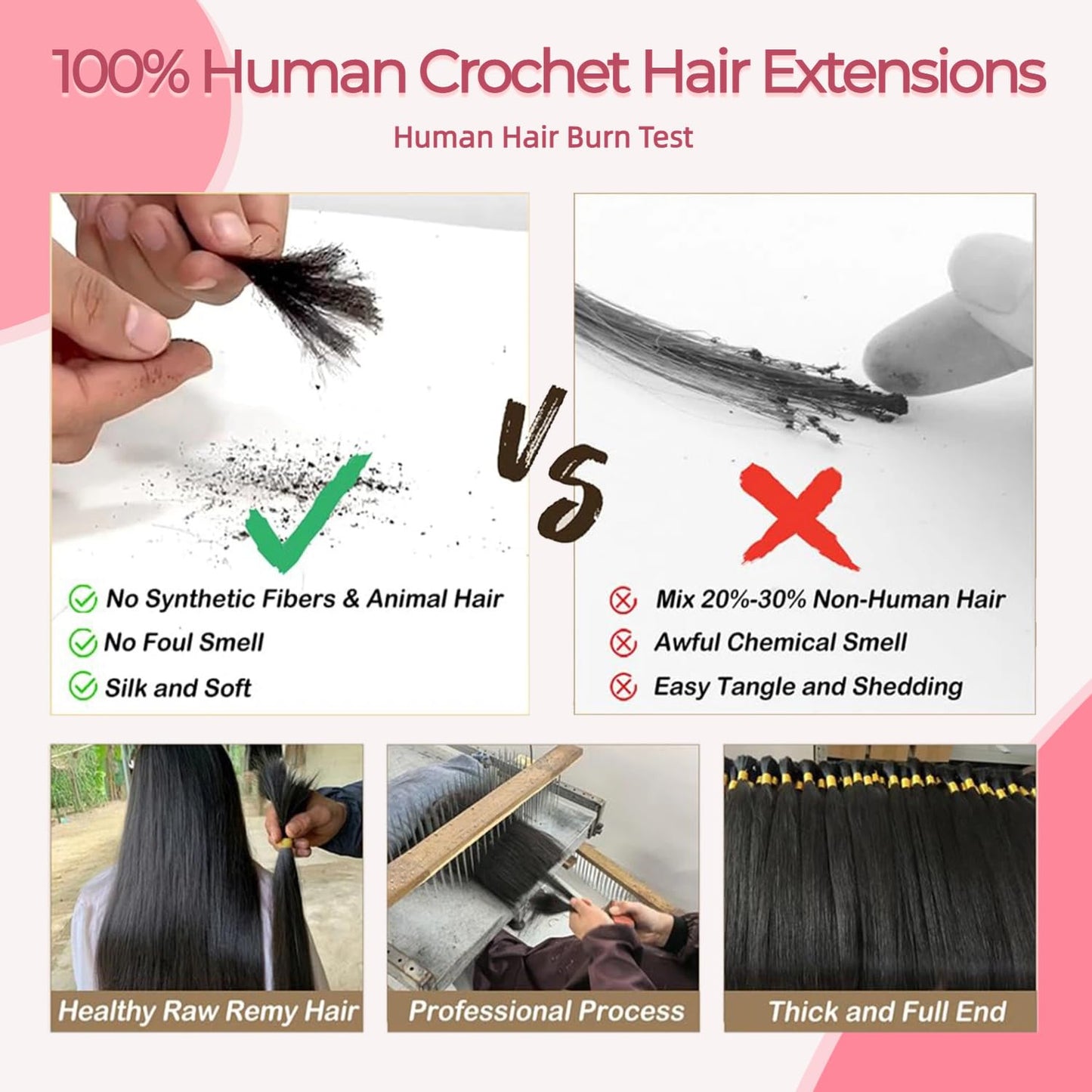 LADYBETU Feather Crochet Human Hair Knotless Invisible 60g, Pre-Separated Lightweight Burmese Curly Crochet Hair 16 Inch, Reusable Miracle Knots Crochet Human Hair for Black Women