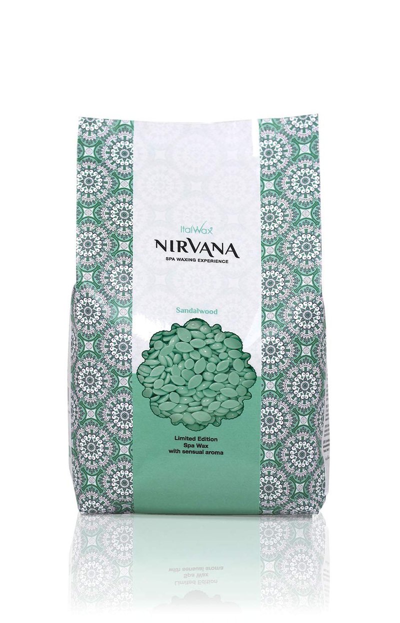ItalWax Sandalwood Nirvana Premium SPA - Hard Stripless Wax Beads 2.2 lbs. - 1 kg.