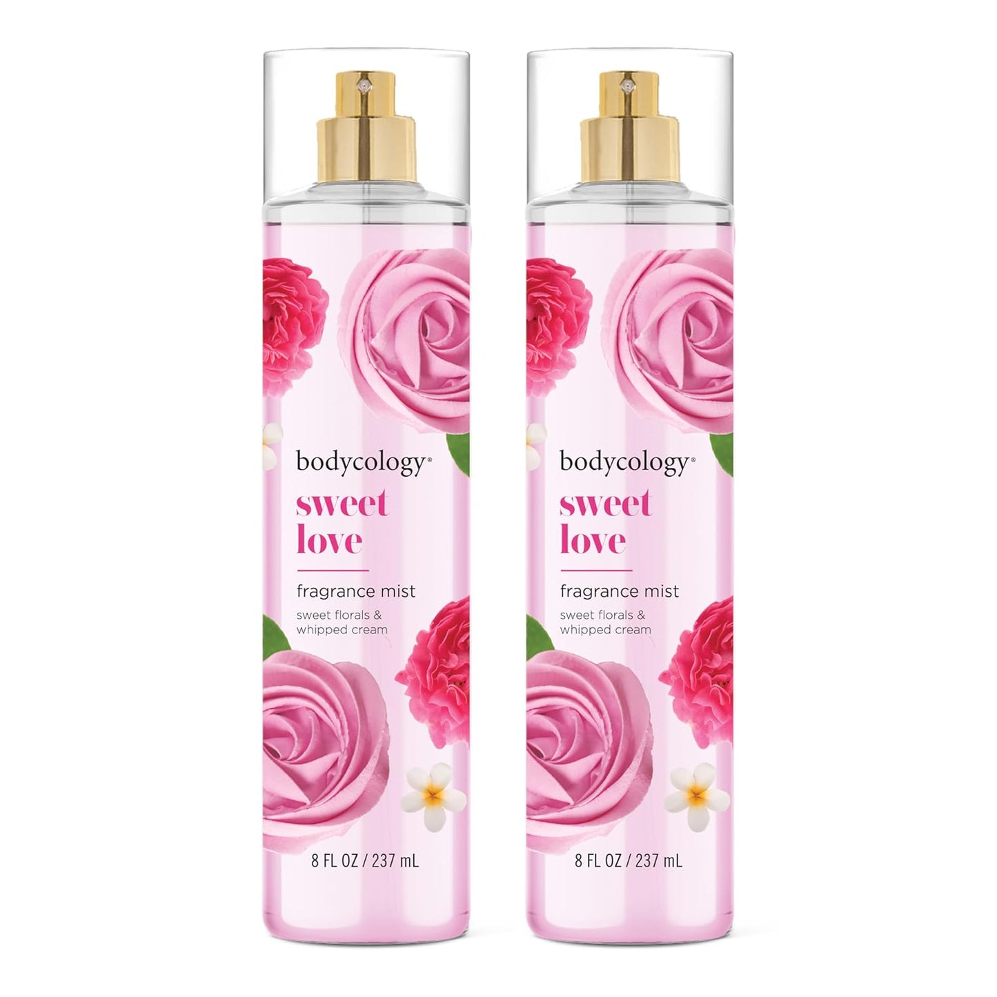 Bodycology Hawaiian Beach Body Mist - Long-Lasting Fragrance, 8 fl oz (Pack of 2)