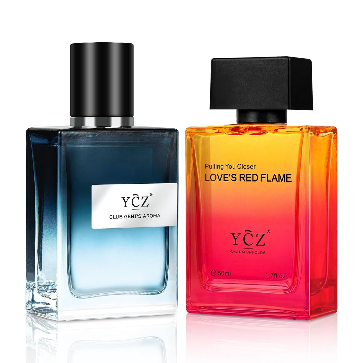 Ycz Cologne for Men - 3-Piece Gift Set with Ocean, Sky & Club Fragrances | 50ml Each, Woody Fresh Citrus Scent
