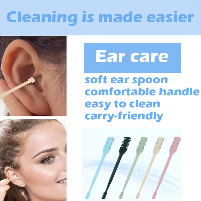 Nasal Hair Cutter, 2026 Upgraded 360° Double Sided Portable Nose Hair Trimmer for Women Men, Travel Essentials Washable Nose Hair Remover Grooming Tool (3 Pcs Blue)