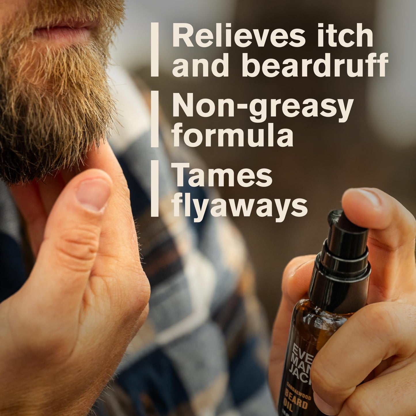 Every Man Jack Mens Beard Oil - Subtle Aged Bourbon Fragrance - Deeply Moisturizes and Softens Your Beard and Adds a Natural Shine - Naturally Derived with Shea Butter- 1 fl oz (2 Pack)
