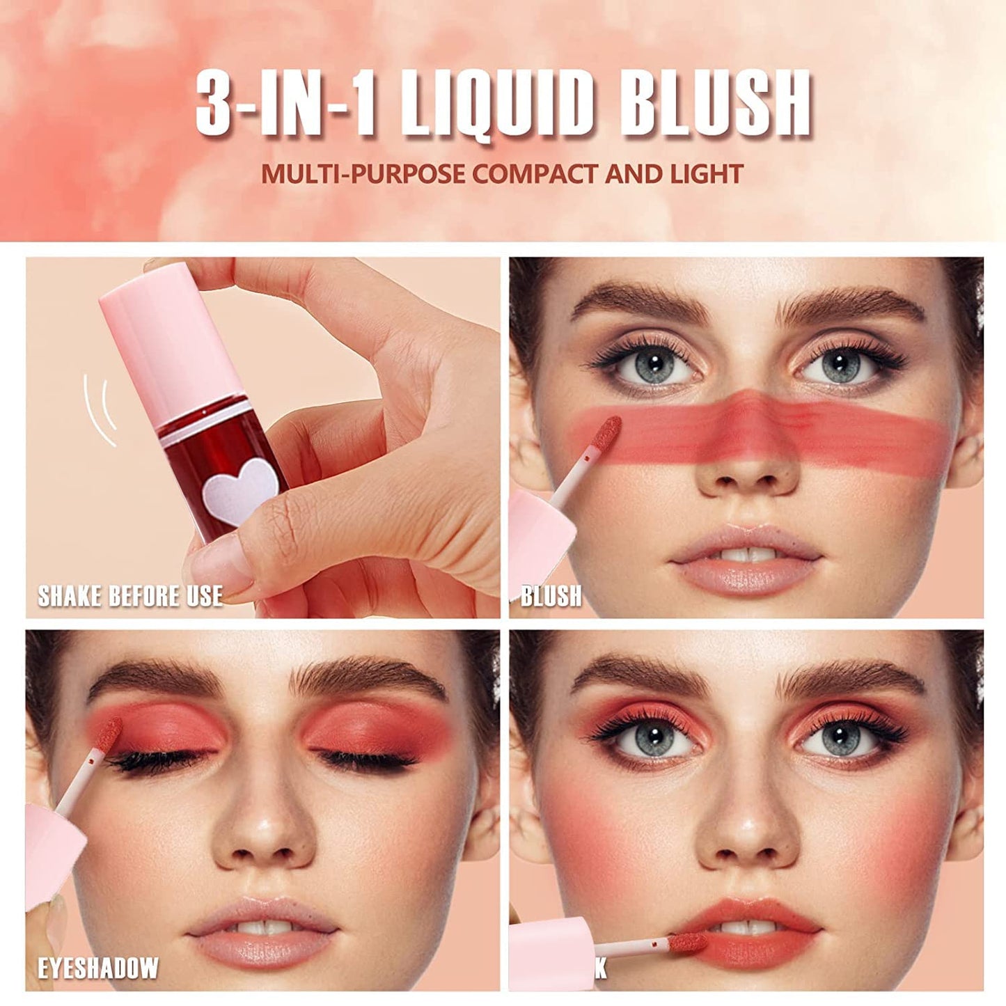 Eakroo 6 Colors Lip Tint Stain Mini Liquid Lipstick, Lip Stain Long Lasting Waterproof, Lip Stain, Korean Lip Tint, Lip Gloss, Cute Stuff, Korean Makeup, Lip Makeup, Non-Stick Cup, Vivid Color