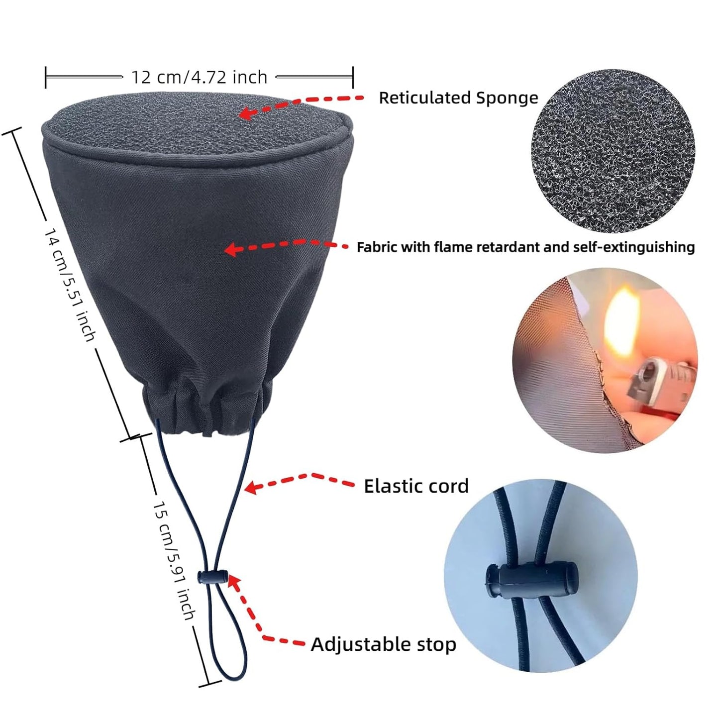 Universal Hair Dryer Diffuser Attachment - Reduce Damage & Frizz | Travel-Friendly Design