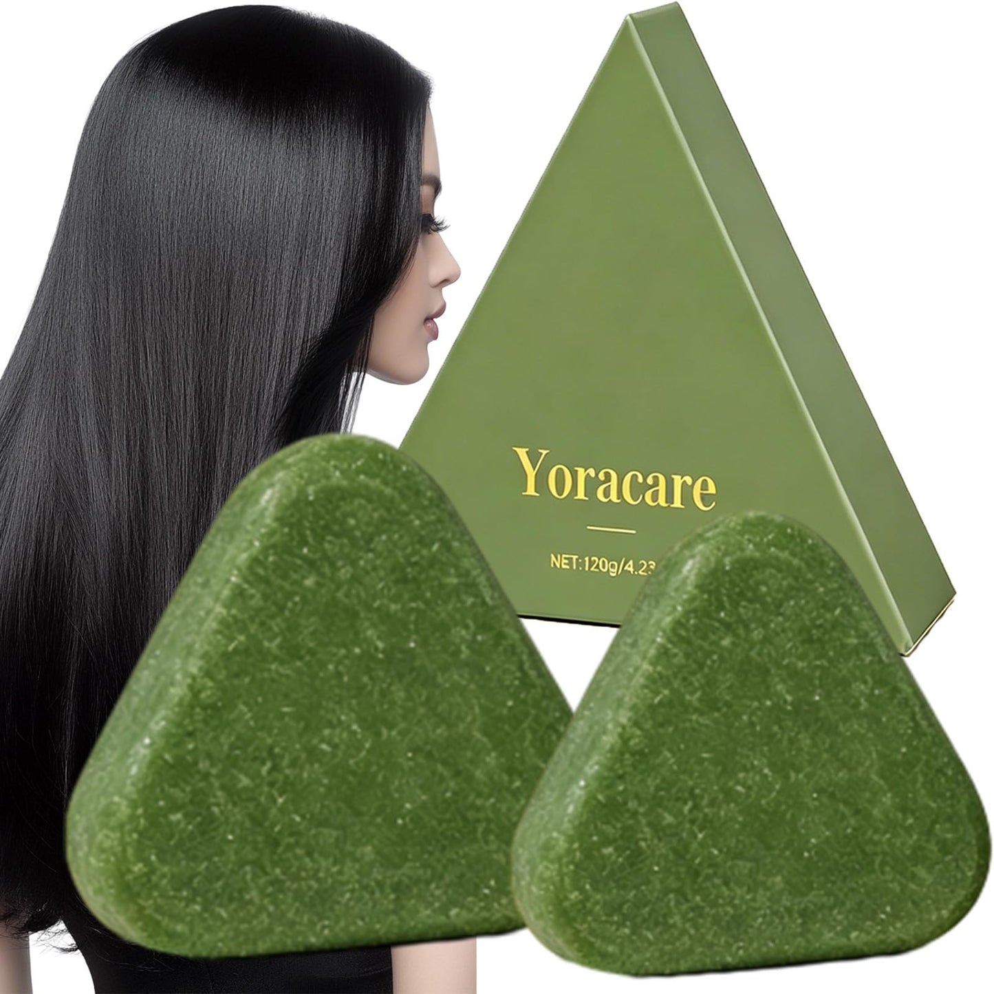 yoracare Korean Scalp Revival Bar, Rosemary Strengthening Shampoo Bar, Shampoo Nourishing Repair Damaged Hair, Moisturizing Scalp Care Natural Bar, Hydrating & Scalp-Friendly Herbal Care (2)