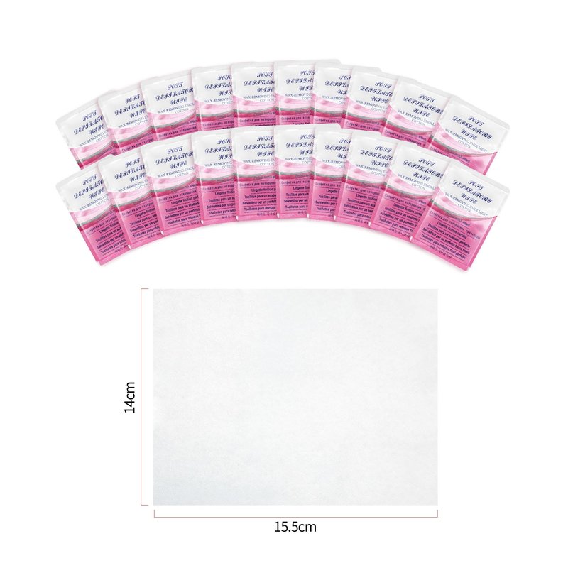 Beauty7 Post Wax Calming Oil Wipes 20 Packs Big Size Post Wax Oil Wipes for Body Leg Arm Post Waxing Cleanser After Wax Remover Removes Residue Reduces Redness Refill Pack