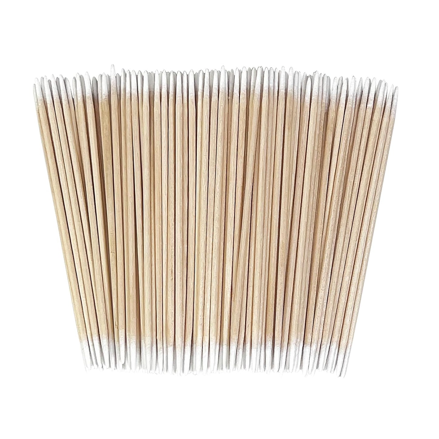 Pointed Cotton Swabs - 4 Inch Microblading Buds with Wooden Sticks | Precision Tips for Makeup & Tattoo Touch-ups (600 Pcs)