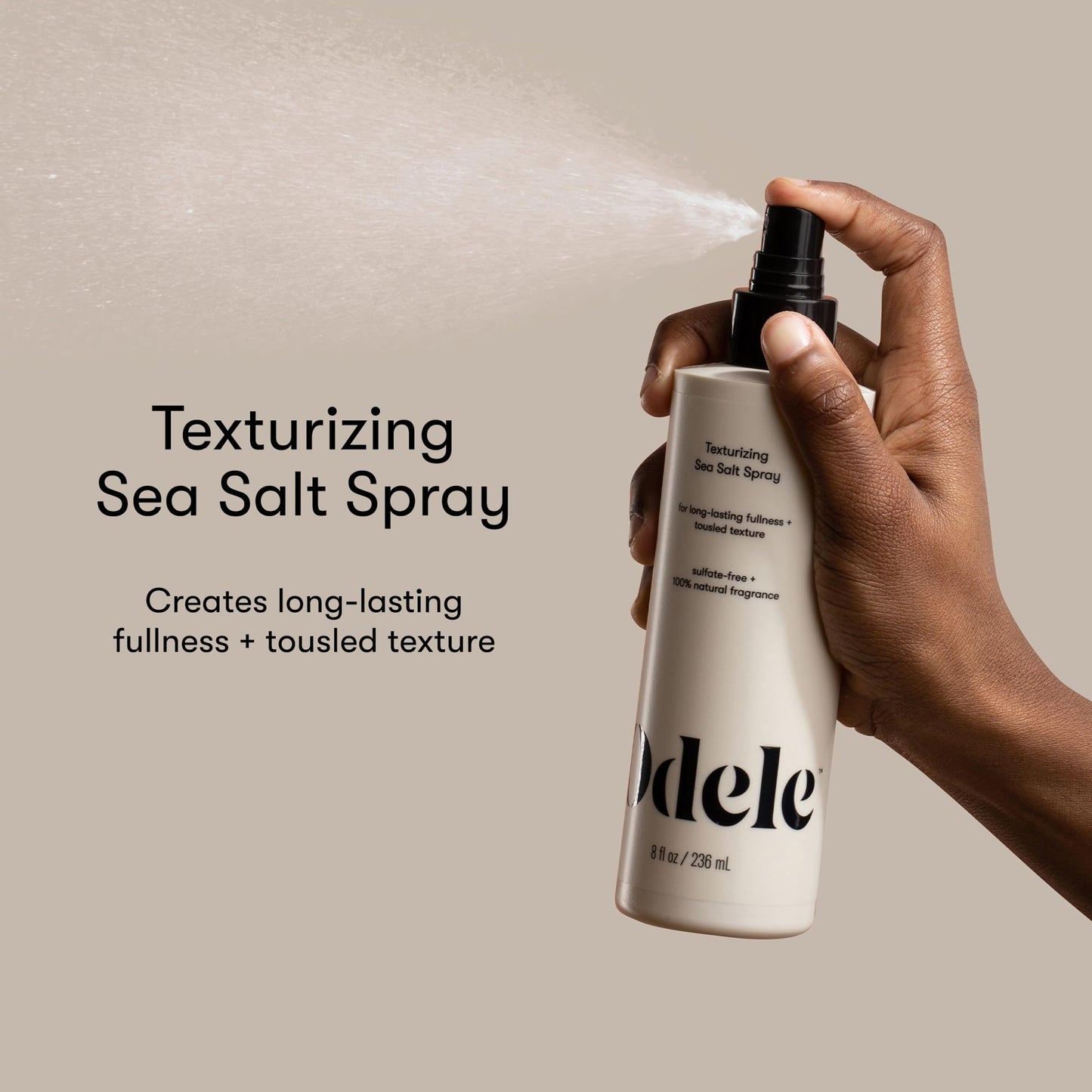 Odele Texturizing Sea Salt Spray, Boosts Volume & Creates Tousled Texture for Straight to Wavy Hair Types, 8 Fl Oz