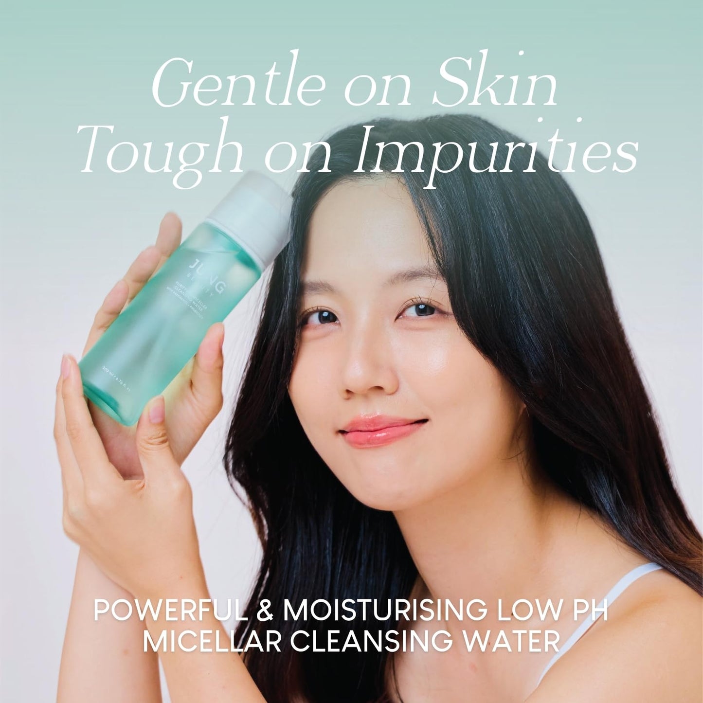 Jung Beauty Purifying Micellar Cleansing Water Makeup Remover with Panthenol and Probiotics Gentle Hydrating Face Cleanser for Sensitive Skin Non Stripping K Beauty Skincare 200ml 6.76 fl oz